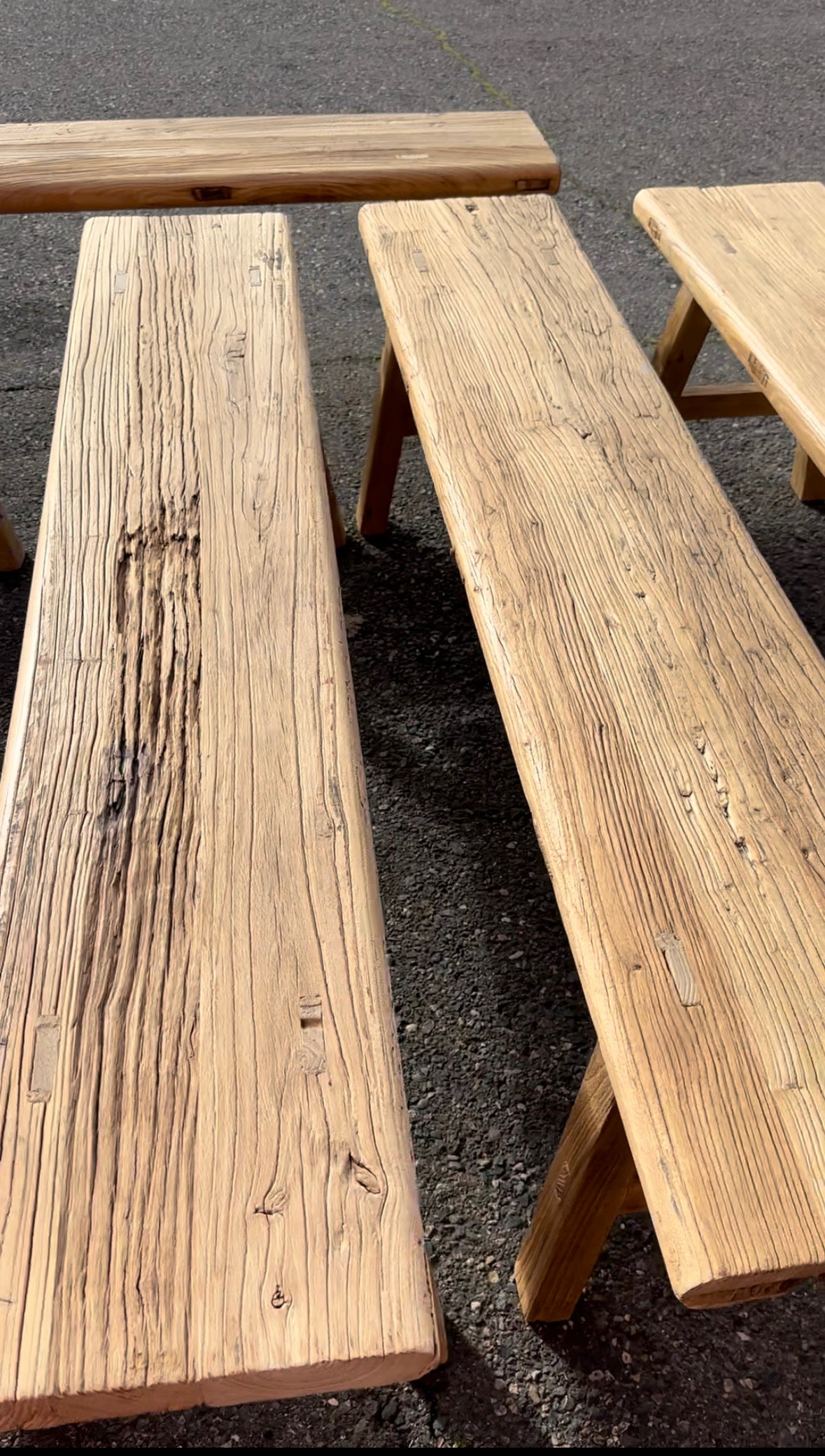 Benches - Elm Wood