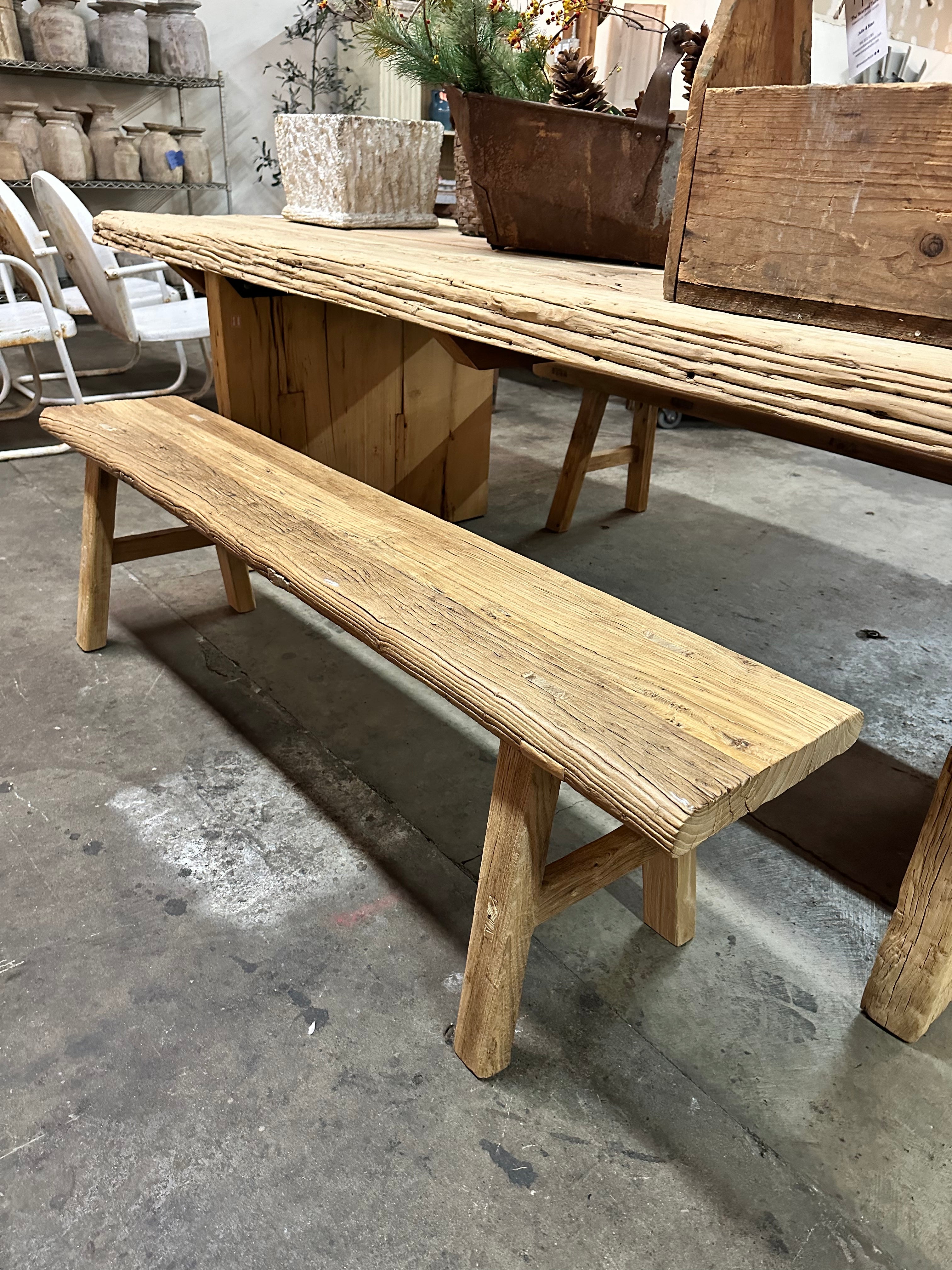 Benches - Elm Wood