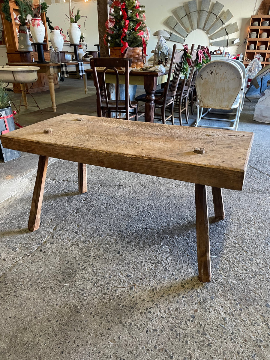 Butcher Block Coffee Table The Warped Table