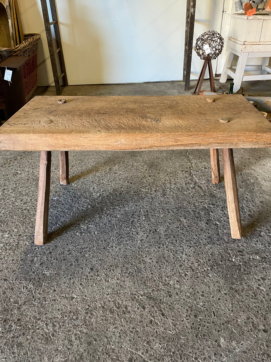 Butcher Block Coffee Table The Warped Table